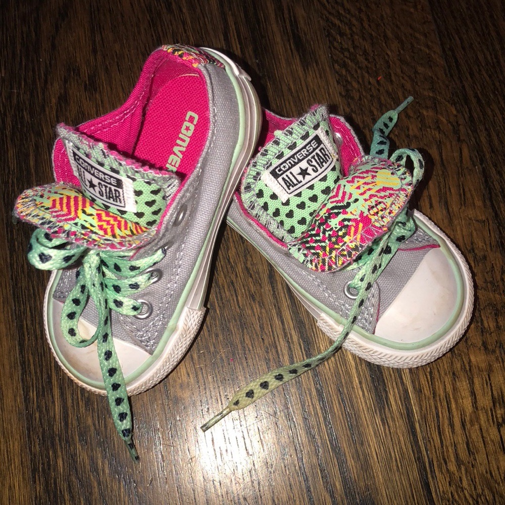 Converse all star low top double tongue